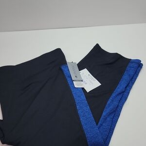 IDEOLOGY NWT BLUE/BLACK LEGGINGS SZ 3X